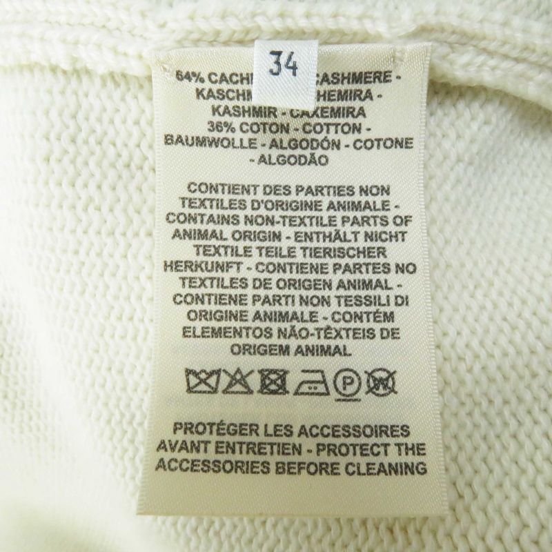 Hermes 23SS 3e2702d1 Cashmere Cotton Serie Button Long Sleeve Long Length