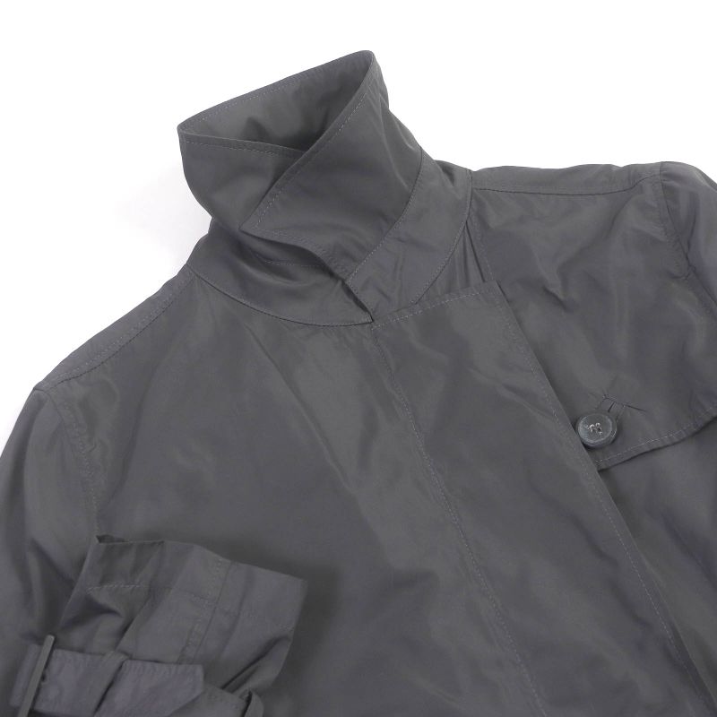 Emporio Armani Emporio Almaani 2020 Black Tag Spr Ring Coat Trench Coat