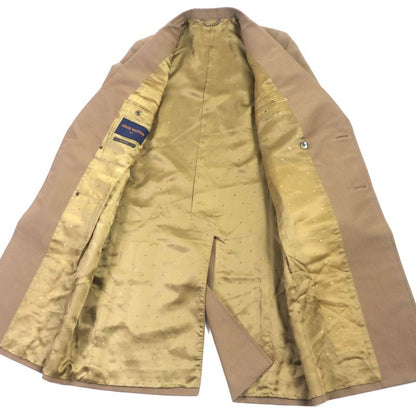  Louis Vuitton Hgc70e Plain Rainbow Poppy Dorothy Long Coat With Logo Buttons