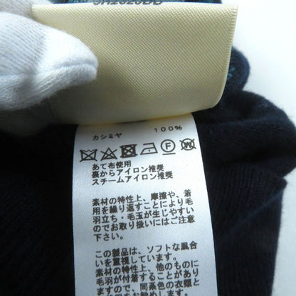 Hermes 23AW 3h2620dd Brides De Gala Tartan 100% Cashmere Crewneck Long Sleeve