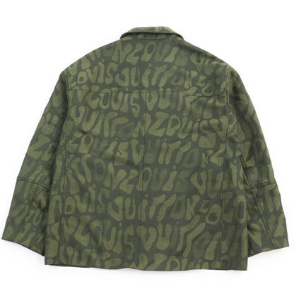 Louis Vuitton 23SS Hob02e LV Laced Wool Overshirt Lace Logo Hardware Logo