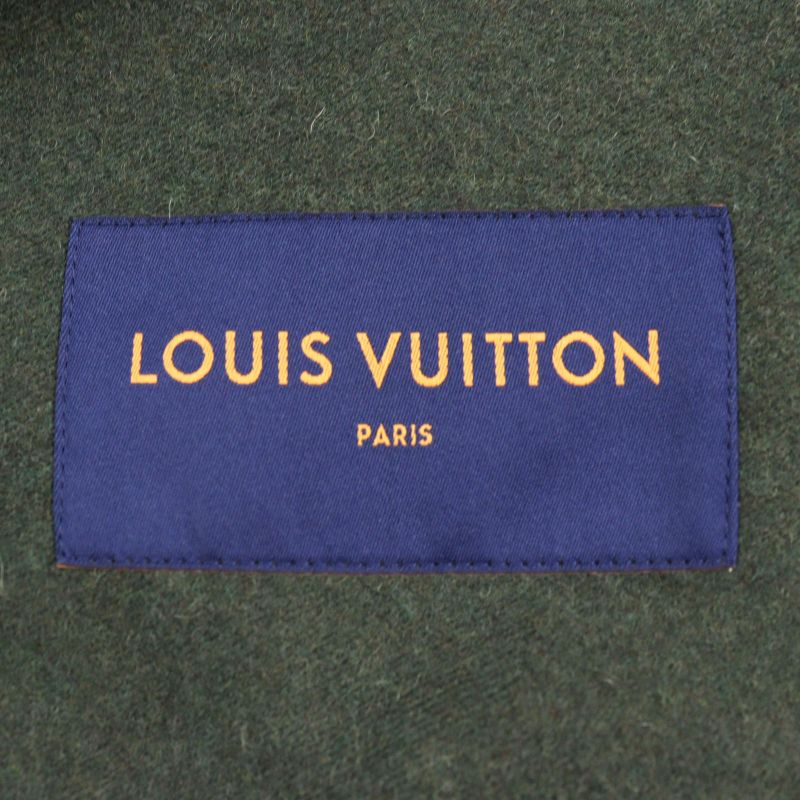 Louis Vuitton 23SS Hob02e LV Laced Wool Overshirt Lace Logo Hardware Logo