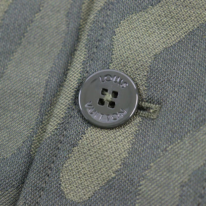 Louis Vuitton 23SS Hob02e LV Laced Wool Overshirt Lace Logo Hardware Logo