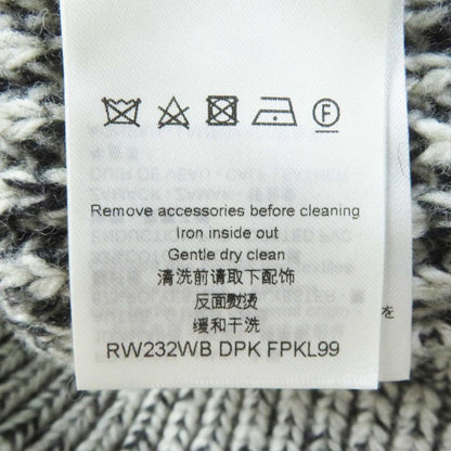 Louis Vuitton 23AW Wool Cotton Monogram Long Sleeve Chunky Knit Dress With