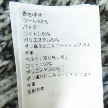 Louis Vuitton 23AW Wool Cotton Monogram Long Sleeve Chunky Knit Dress With