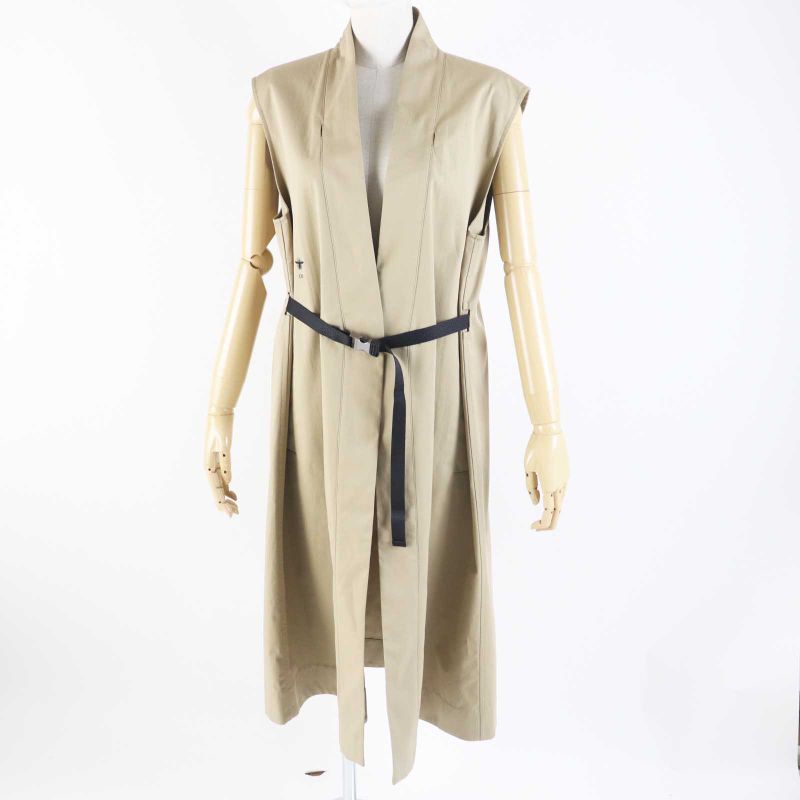 Christian DIOR 23SS 327m11a3332 Bee Embroidered Cannage Jacket 3WAY Trench