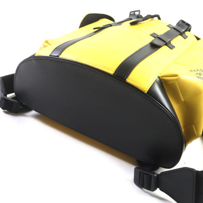 Louis Vuitton M25016 Damier Scuba Christopher MM Leather Backpack Yellow Black