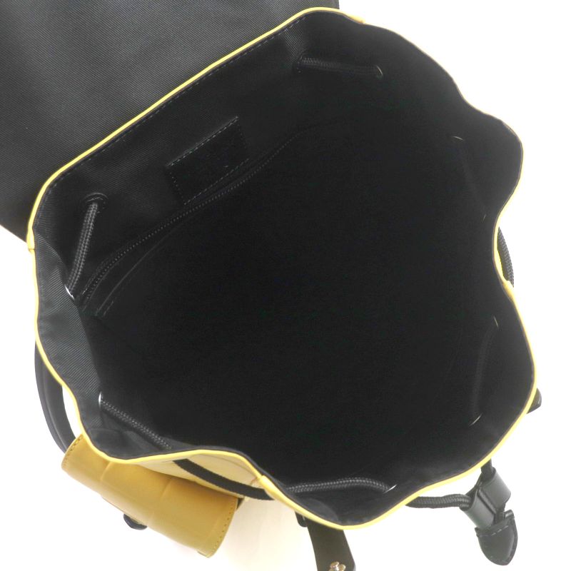 Louis Vuitton M25016 Damier Scuba Christopher MM Leather Backpack Yellow Black