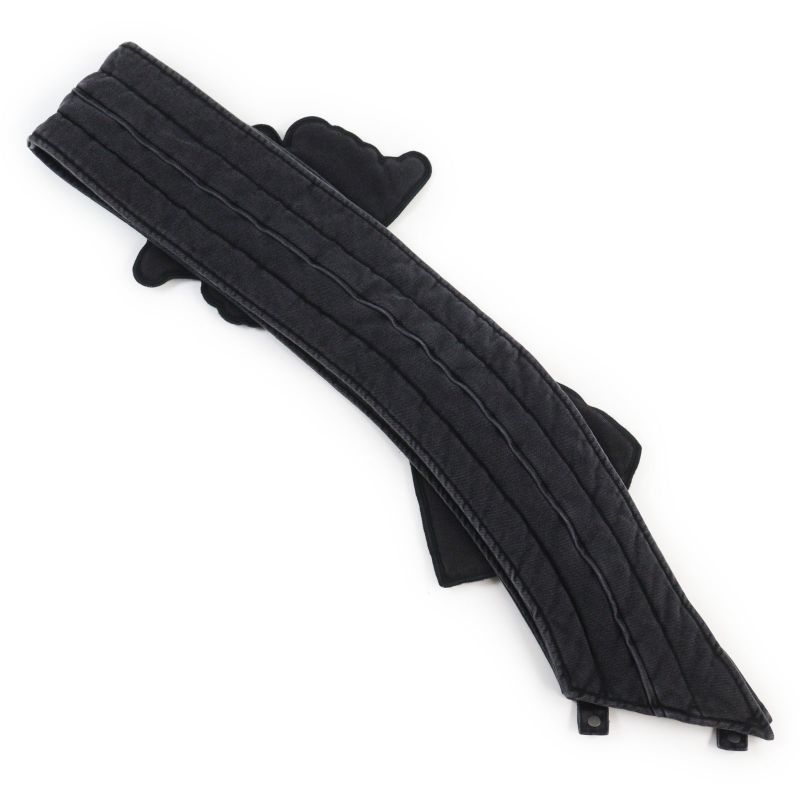 Louis Vuitton 1a5pav Zip Throw Denim Hoodie With Sash And Patch Zip Cotton