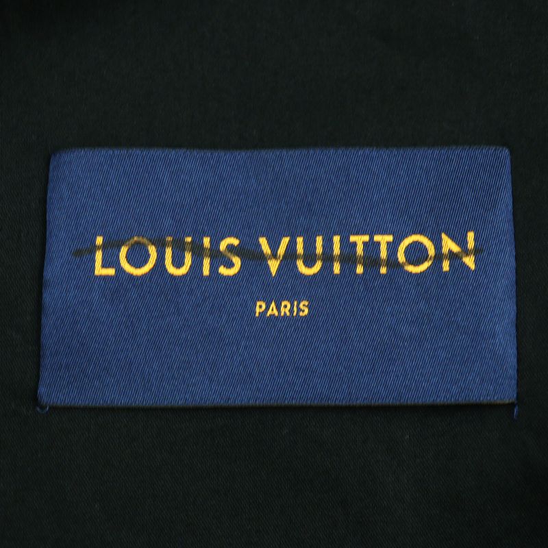 Louis Vuitton 1a5pav Zip Throw Denim Hoodie With Sash And Patch Zip Cotton