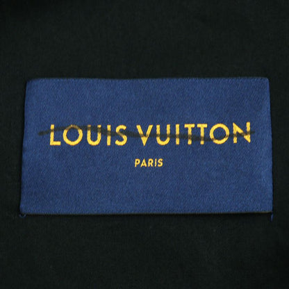 Louis Vuitton 1a5pav Zip Throw Denim Hoodie With Sash And Patch Zip Cotton