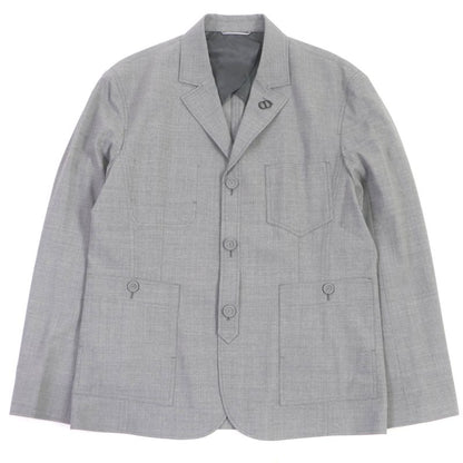 DIOR Homme 23SS 313c203a5725 Virgin Wool CD Logo Lapel Pin Workwear Jacket