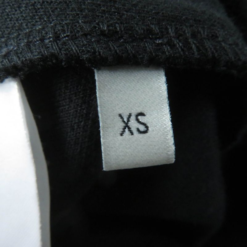 Gucci 502280 Armline Logo Design Half Zip Hooded Jersey Dress Black XS Made In