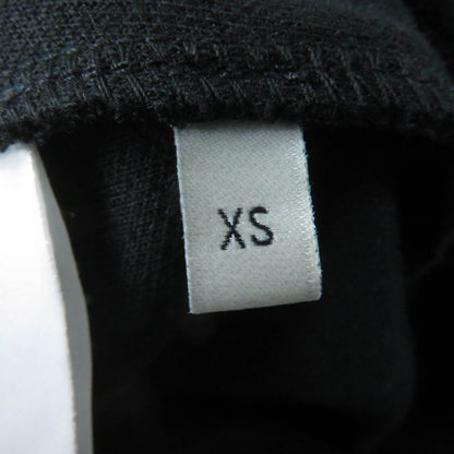 Gucci 502280 Armline Logo Design Half Zip Hooded Jersey Dress Black XS Made In