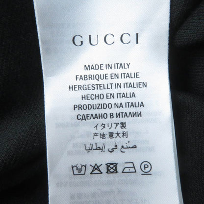 Gucci 502280 Armline Logo Design Half Zip Hooded Jersey Dress Black XS Made In