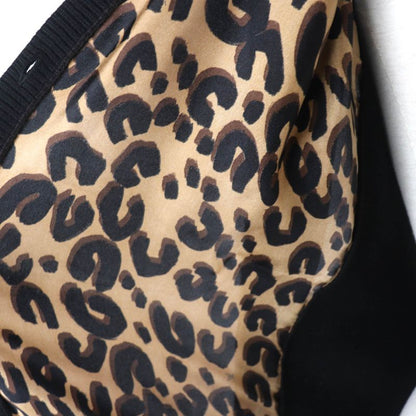 Louis Vuitton Leopard Silk Switched V-neck Wool Cardigan With Logo Buttons
