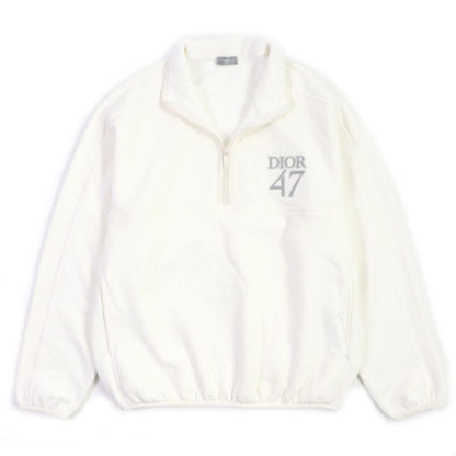 DIOR Homme 24SS 413j434a0879 Logo Embroidery Half Zip Pullover Sweatshirt