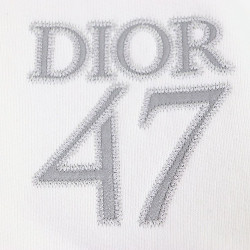 DIOR Homme 24SS 413j434a0879 Logo Embroidery Half Zip Pullover Sweatshirt