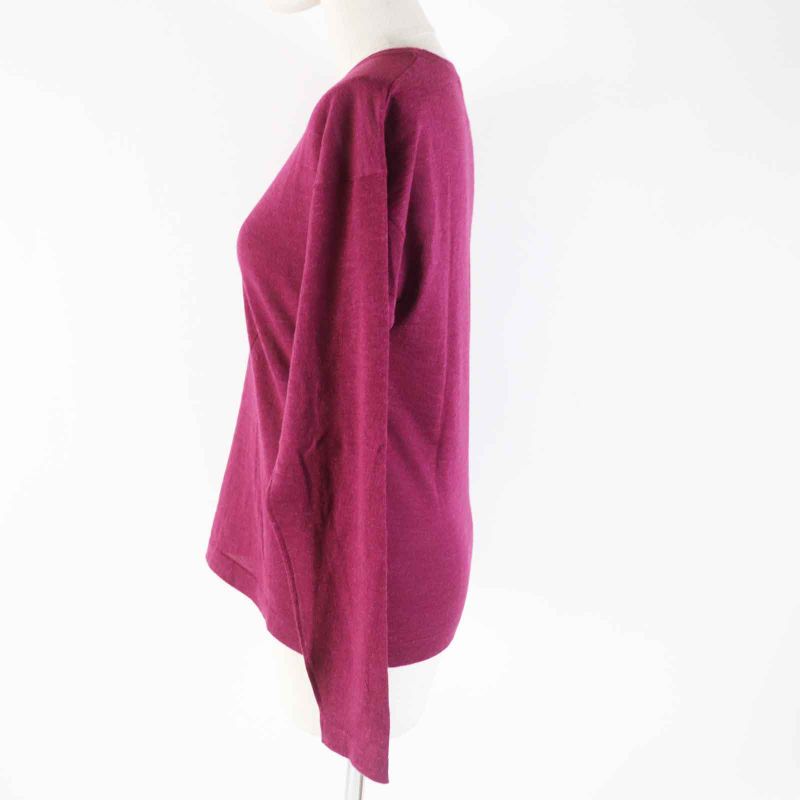 CHANEL 12A P44155 100% Alpaca Coco Mark Elephant Long Sleeve Knit Pullover