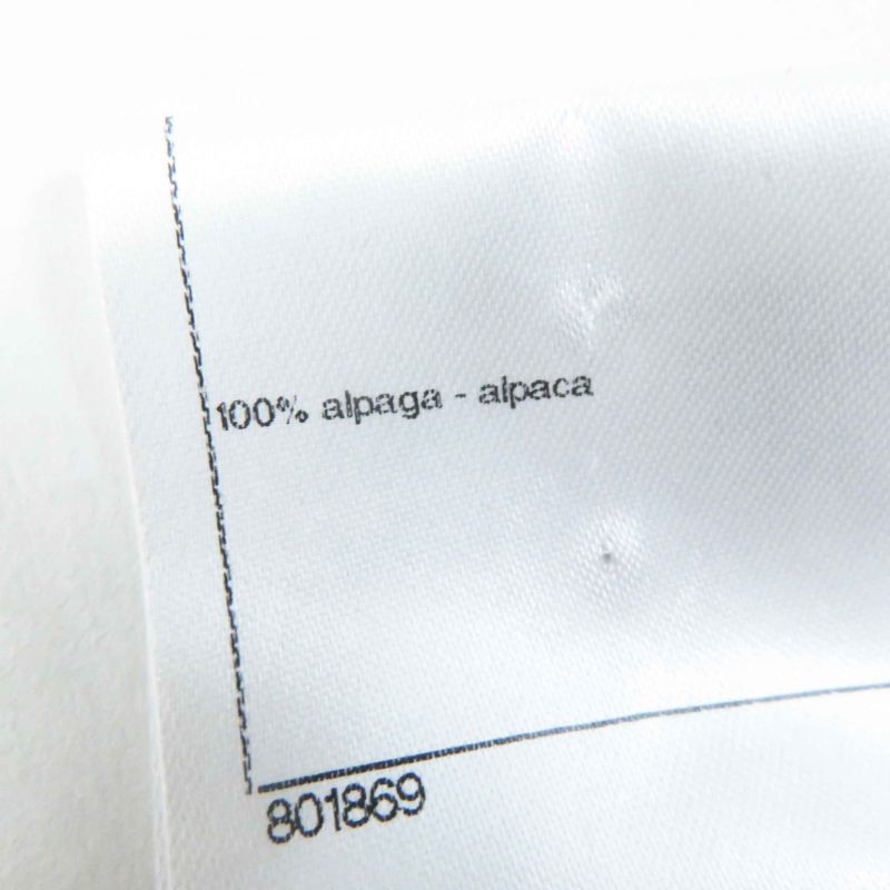 CHANEL 12A P44155 100% Alpaca Coco Mark Elephant Long Sleeve Knit Pullover