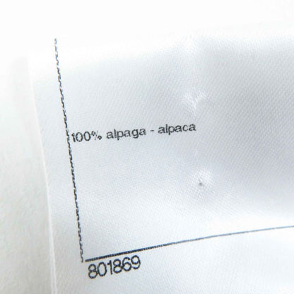 CHANEL 12A P44155 100% Alpaca Coco Mark Elephant Long Sleeve Knit Pullover