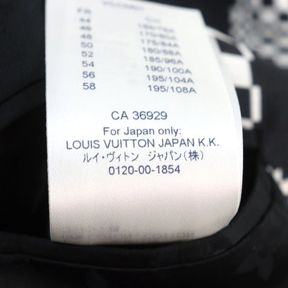 Louis Vuitton 21AW Hkc71w Distorted Damier Chester Coat Black White 50 Made In