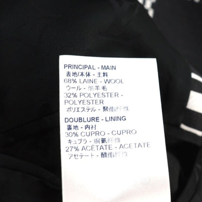 Louis Vuitton 21AW Hkc71w Distorted Damier Chester Coat Black White 50 Made In