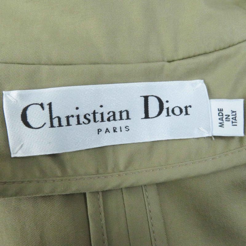 Christian DIOR 841m55a3332 Cotton CD Logo BEE Embroidery Long Length Flared
