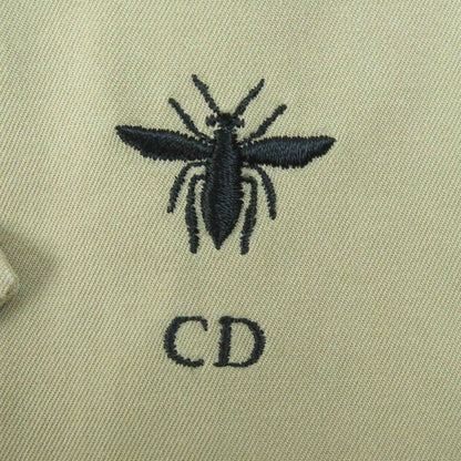 Christian DIOR 841m55a3332 Cotton CD Logo BEE Embroidery Long Length Flared