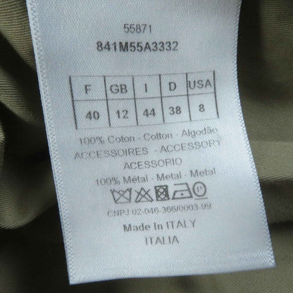 Christian DIOR 841m55a3332 Cotton CD Logo BEE Embroidery Long Length Flared