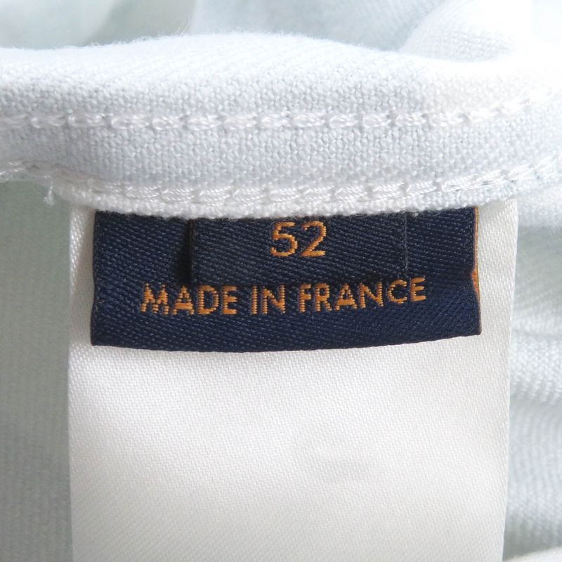 Louis Vuitton 21AW Hla20w Damier Denim Trucker Jacket Cabas-all White Blue 52