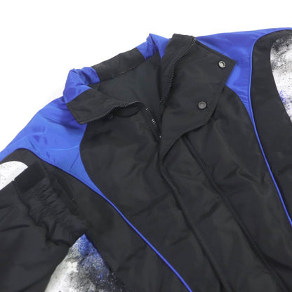 Louis Vuitton Hib30wrwk Splash Monogram Cotton Nylon Puffy Jacket Blouson Black