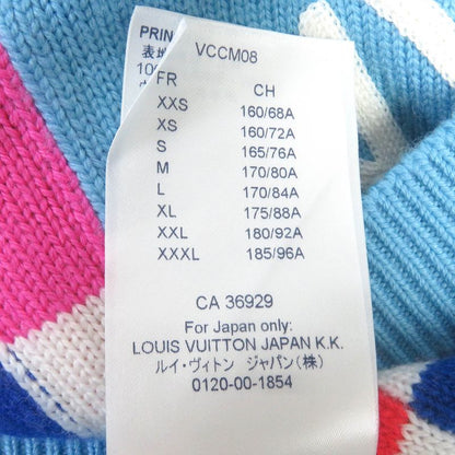 Louis Vuitton 1a8p48 2021 100% Wool Distorted Giant Damier Sweater Knit Light