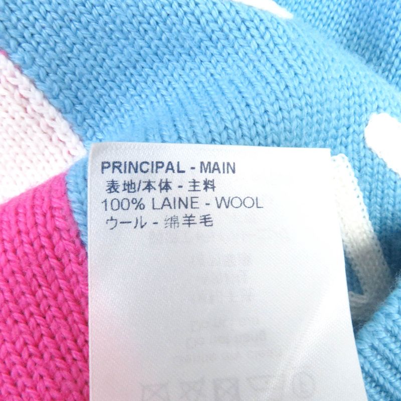 Louis Vuitton 1a8p48 2021 100% Wool Distorted Giant Damier Sweater Knit Light