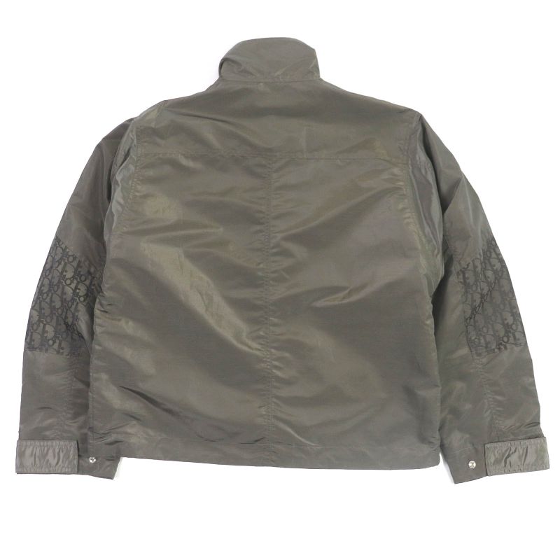 DIOR Homme 193c402a5149 Oblique Half Zip Anorak Jacket Nylon Blouson Khaki 44