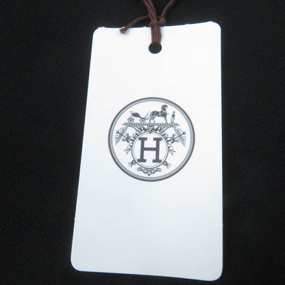 Hermes 2023 3e0315dj Front Design Knee Length Flared Skirt Black 42 Made In