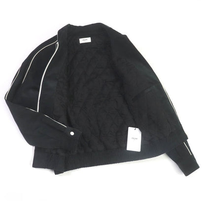 Celine 2q773580w Back Logo Embroidery Corduroy Lamb Leather Use Cotton Western