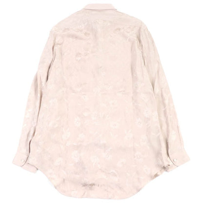 Gucci 596832 Daisies Jacquard Shirt GG Logo Daisy Long Sleeve Long Sleeve Shirt