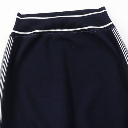 CHANEL 08C P32497 Airline Cotton Cashmere Blend Knit Skirt With Airplane Charm