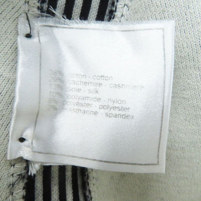 CHANEL 08C P32497 Airline Cotton Cashmere Blend Knit Skirt With Airplane Charm