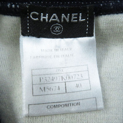 CHANEL 08C P32497 Airline Cotton Cashmere Blend Knit Skirt With Airplane Charm