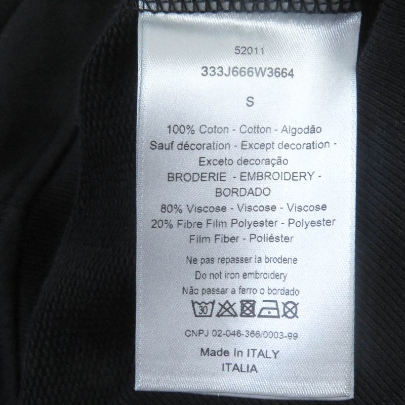 DIOR Homme DIOR Homme 23SS 333j666w3664 Cotton Logo Embroidery Sweatshirt