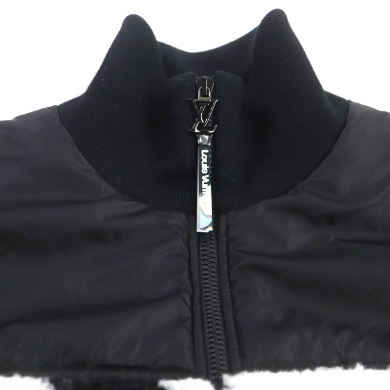  Louis Vuitton 24SS Hqy18w LV Ice Pattern Padded Zip Technical Fleece Jacket