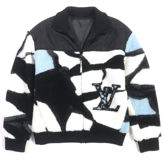  Louis Vuitton 24SS Hqy18w LV Ice Pattern Padded Zip Technical Fleece Jacket