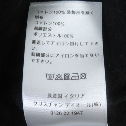 DIOR Homme 20SS 013j605b0531 Cotton Archive Patch Saddle Pullover Hoodie Black