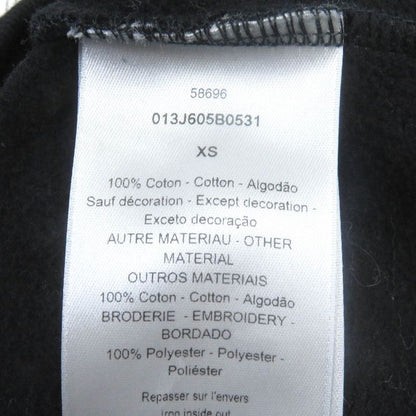 DIOR Homme 20SS 013j605b0531 Cotton Archive Patch Saddle Pullover Hoodie Black