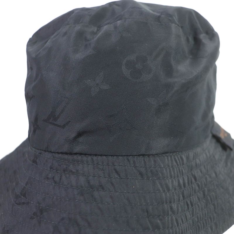 Louis Vuitton 2020 M76534 LV Crafty Monogram Reversible Bucket Hat Brown Black
