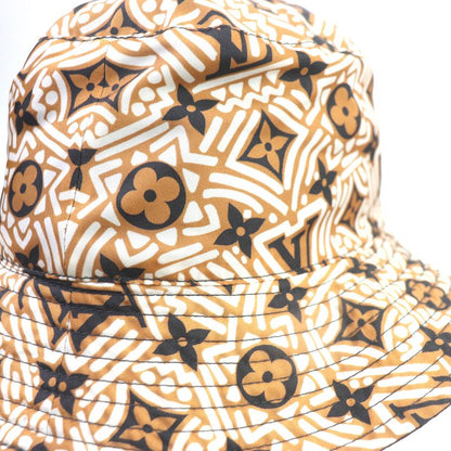 Louis Vuitton 2020 M76534 LV Crafty Monogram Reversible Bucket Hat Brown Black
