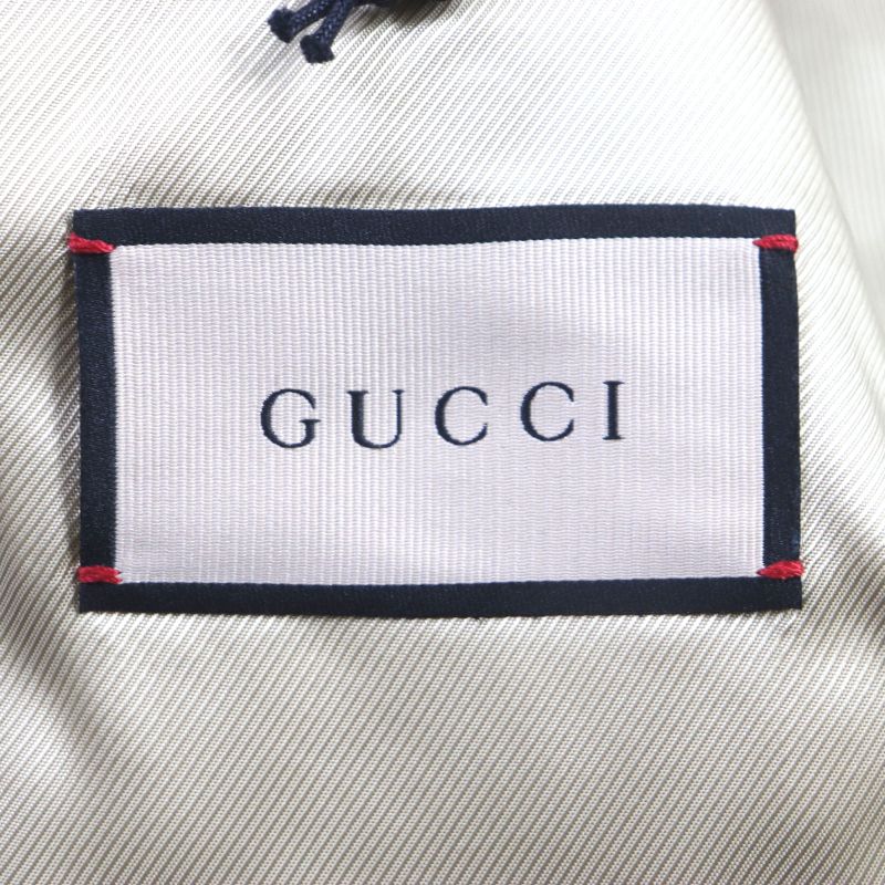  Gucci 22AW 710795 Metamorfosi Metamorphosis Wool Nylon Checked Riders Design