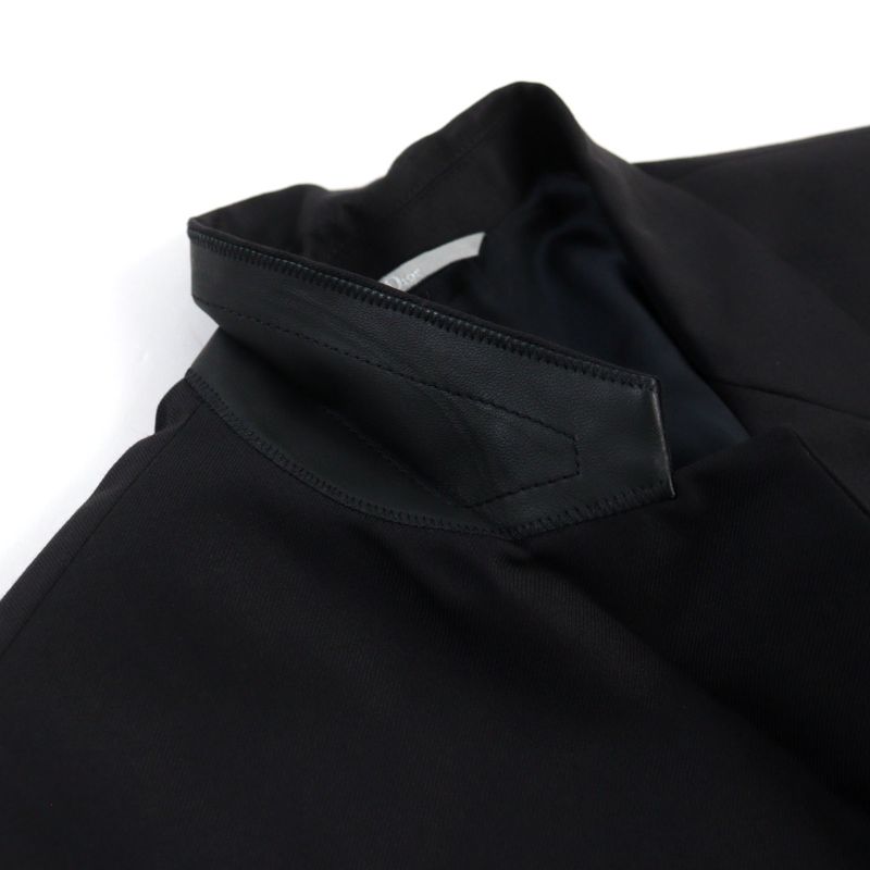 DIOR Homme DIOR Homme 533c289c3226 Leather Used Piping Single Smoking Jacket/tai